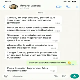 Testimonio Álvaro García - Método FUTFORCE