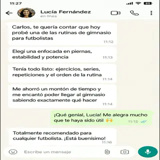 Testimonio Lucía Fernández - Método FUTFORCE